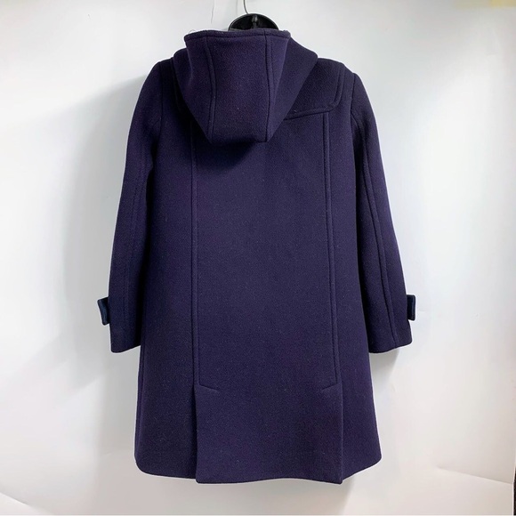 Women's Purple Hooded Coat Size 4P - Picture 5 of 5